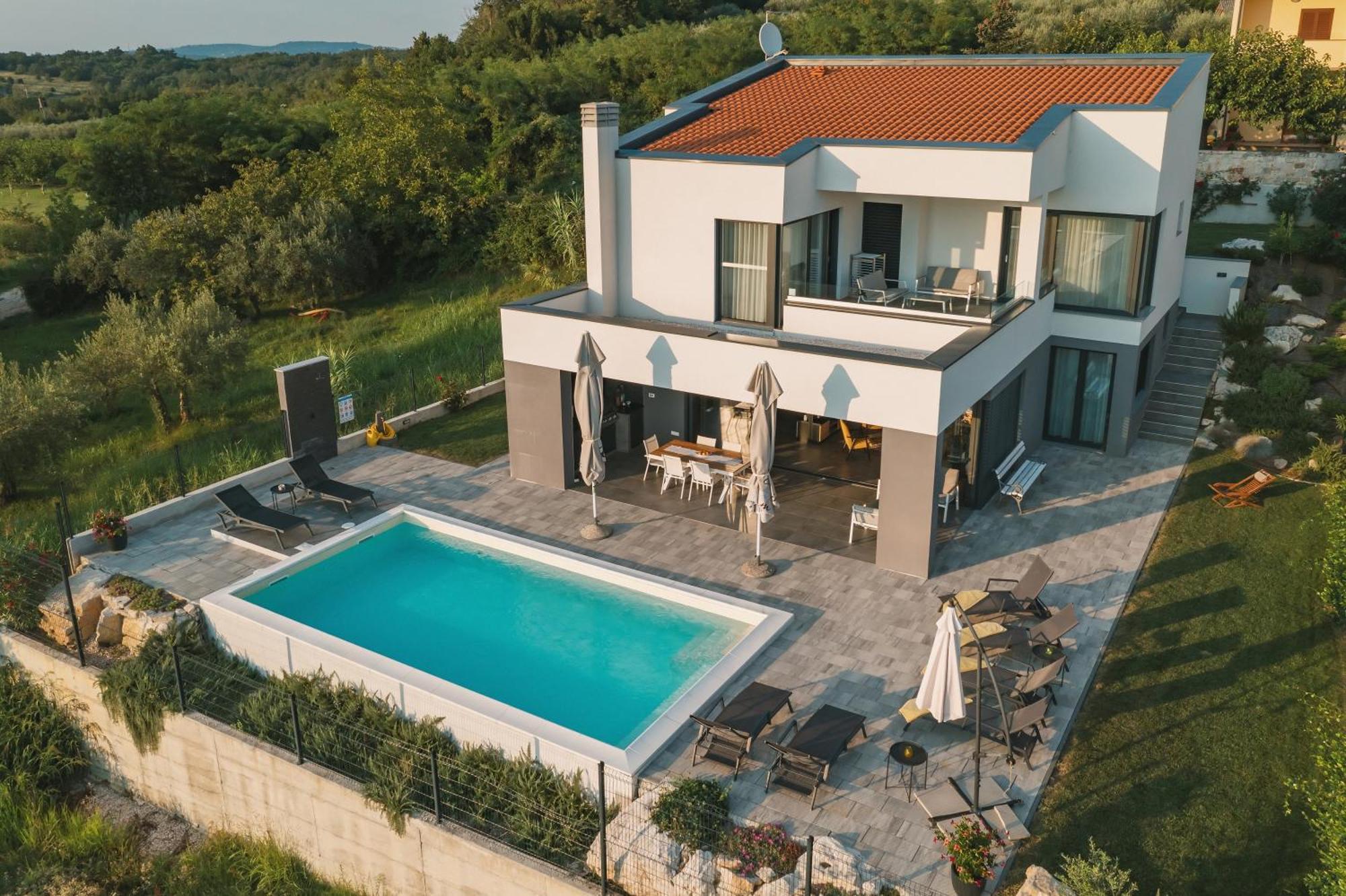 Villa Boiky - Private Pool And Amazing Sea View, Istria Materada Exterior photo